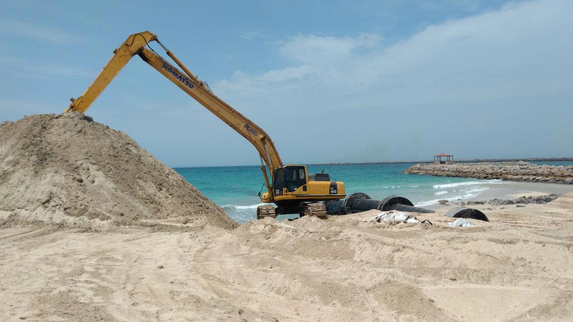 HDPE intake pipeline