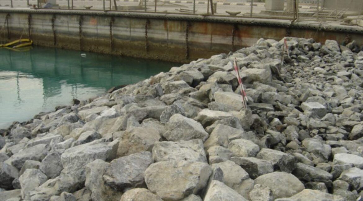 Revetment Scour Protection