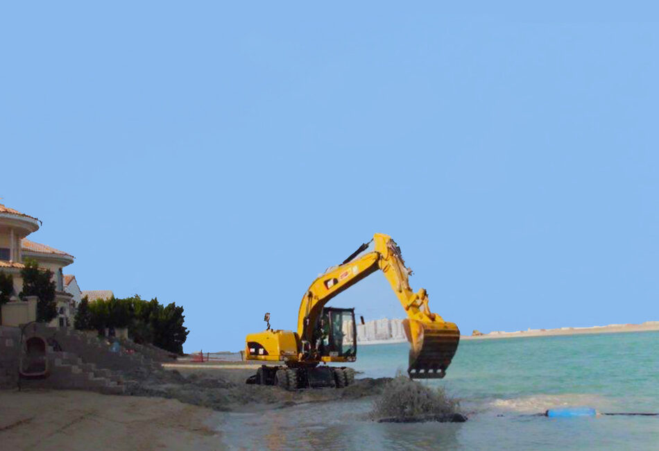 beach profiling work