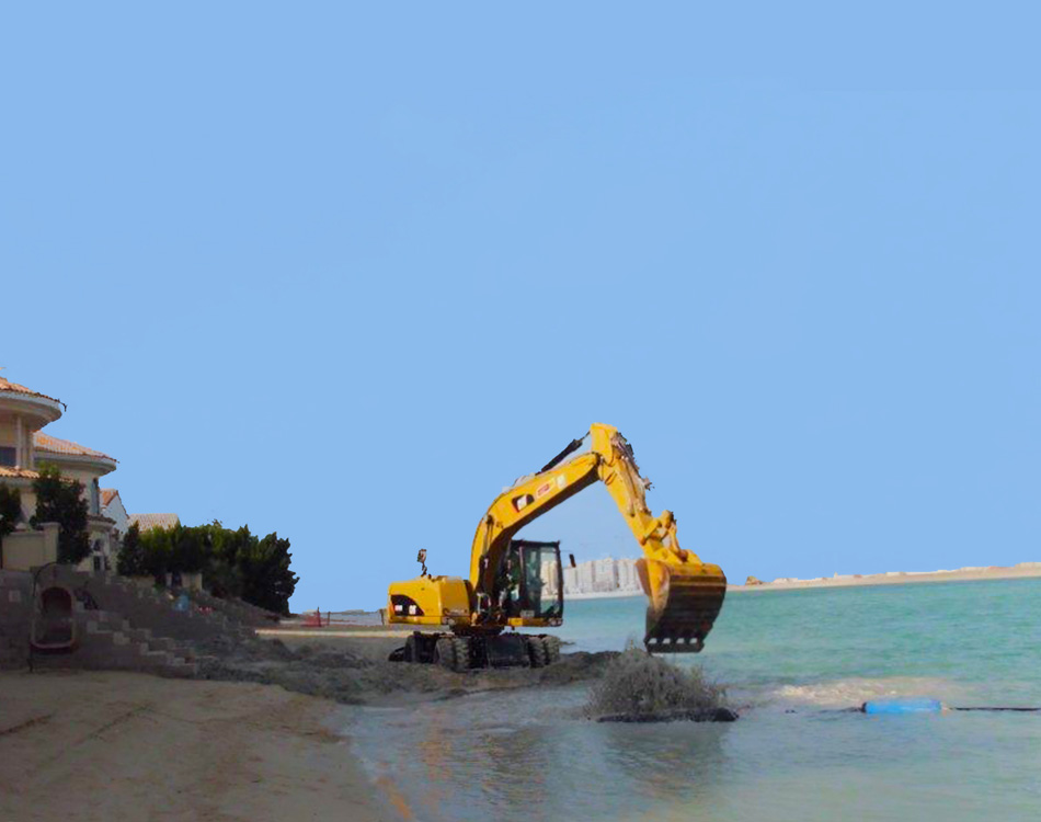 beach profiling work