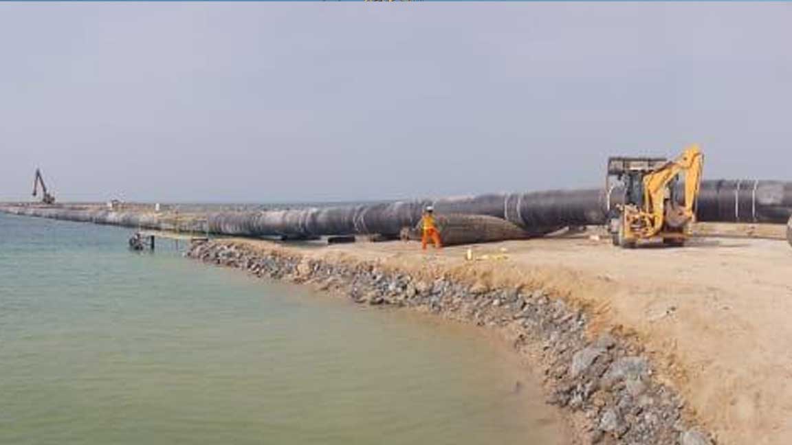 union dredgers and marine contracting offshore pipwline work