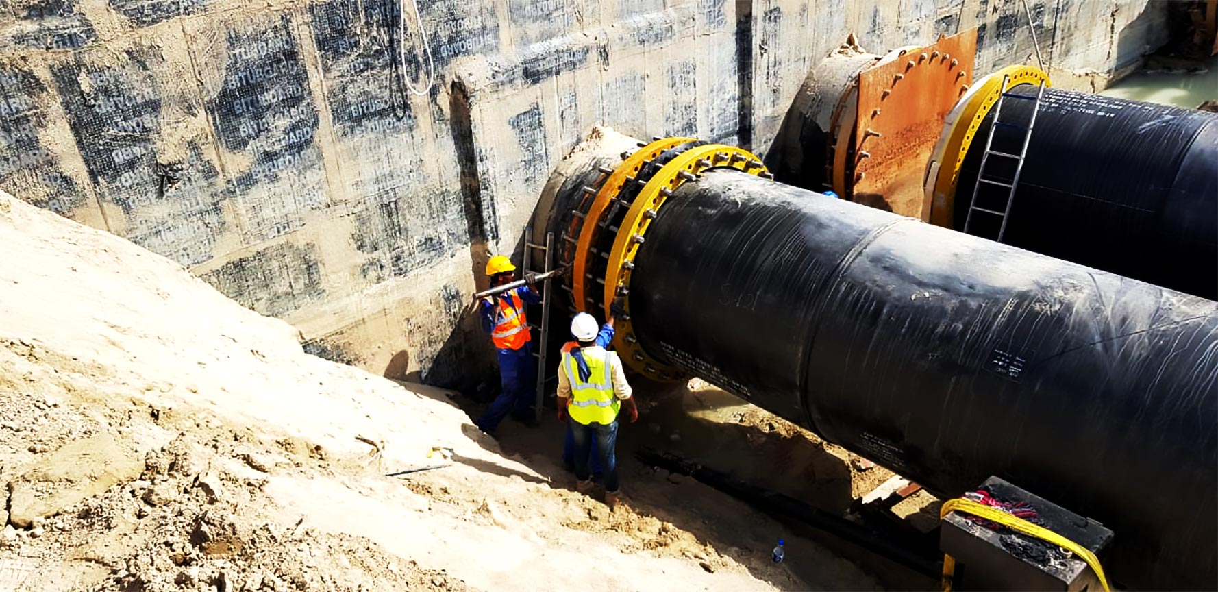 Fabricated diffuser for marine pipeline systems