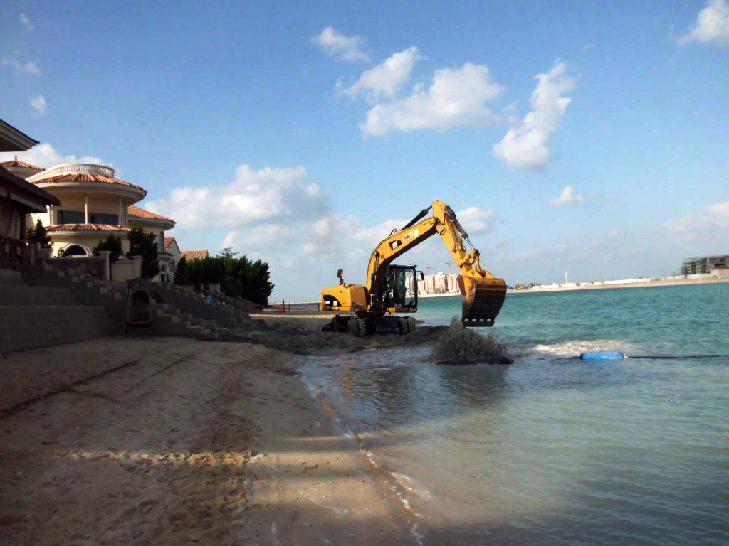 Marina and beach maintenance services union dredgers