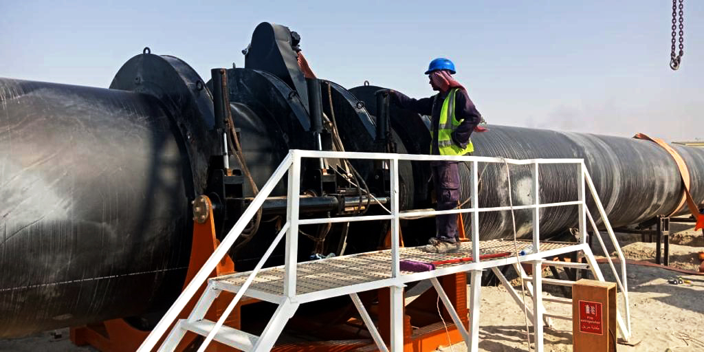 Marine pipeline welding and jointing operations