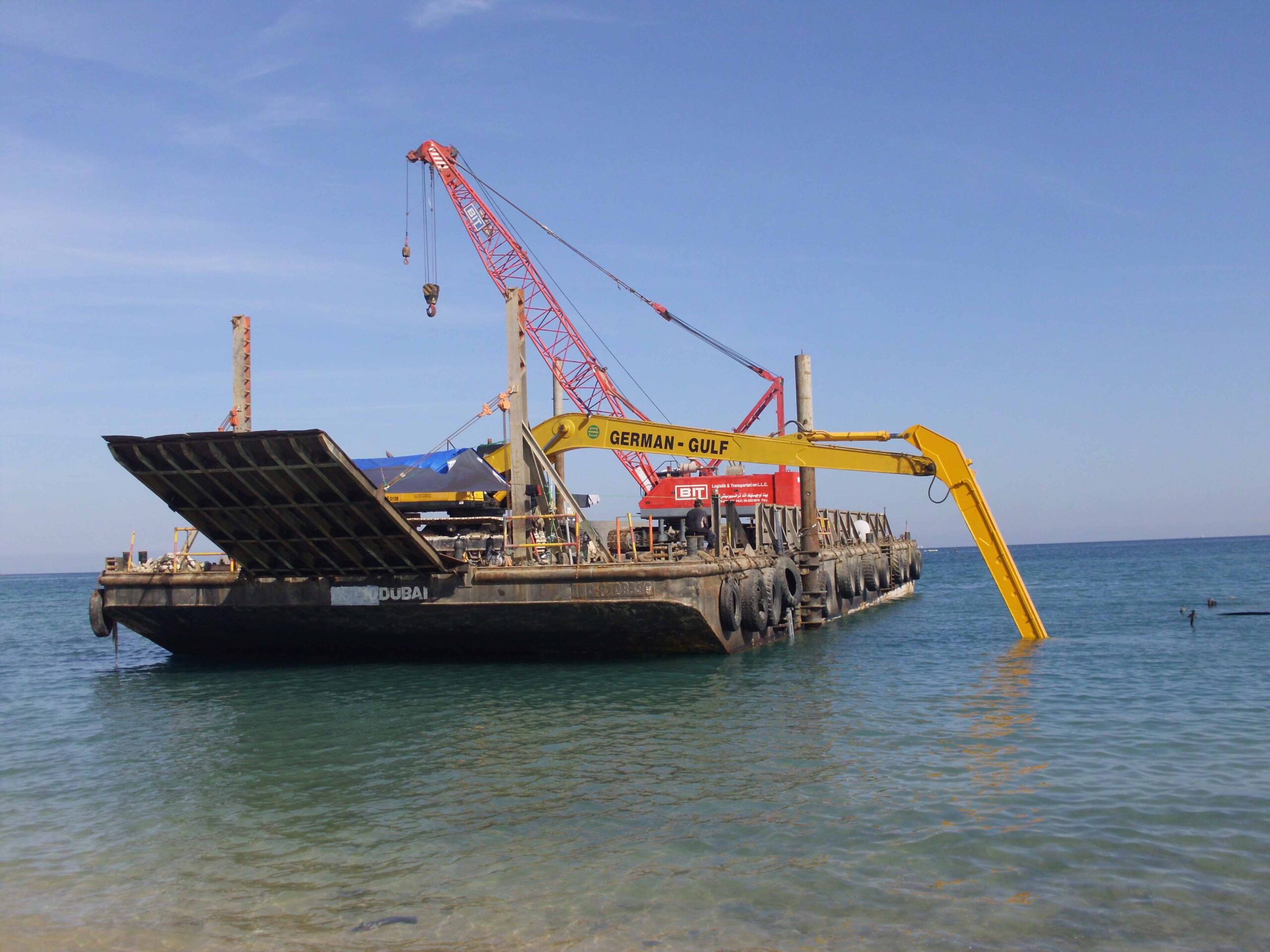 Marine survey and underwater inspection services union dredgers