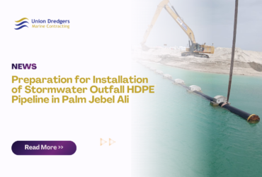 Preparation for Installation of Stormwater Outfall HDPE Pipeline in Palm Jebel Ali